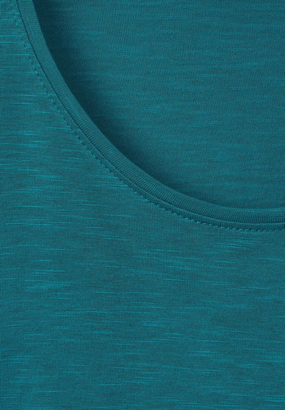 Cecil IN UNIFARBE - T-Shirt Basic - Blau
