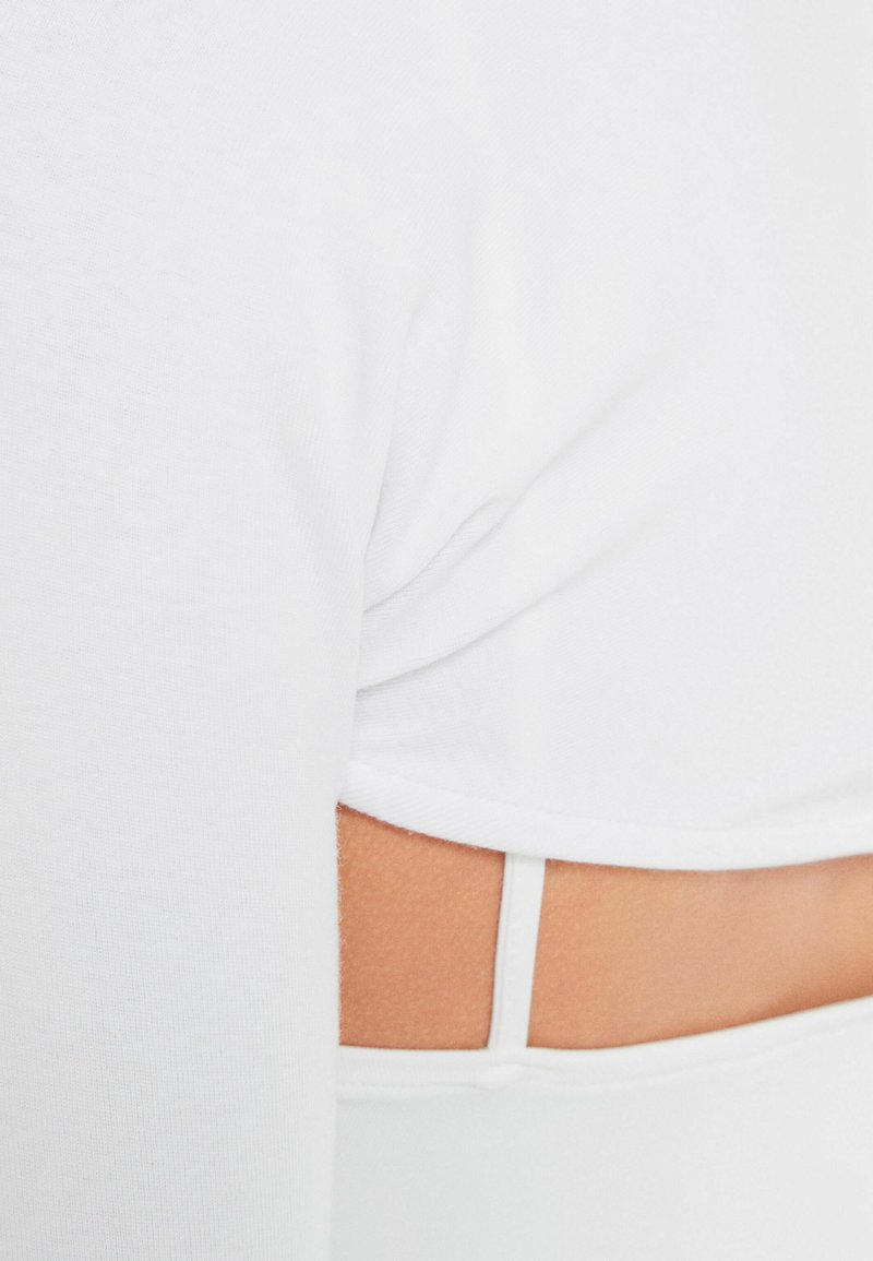 BERSHKA STRAPPY WITH LONG SLEEVES - Strickjacke - Off White