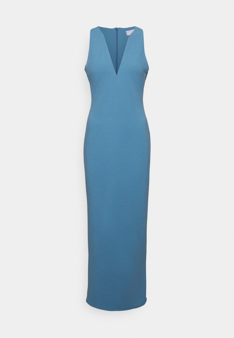 Wal G BETTY V NECK MIDI - Etuikleid - Dusty Blue