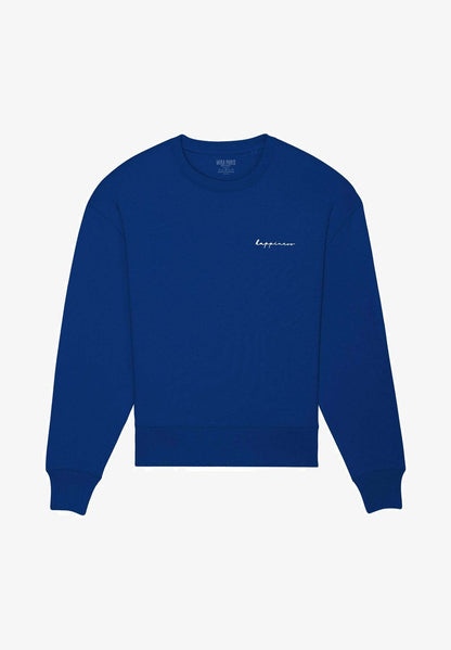  HAPPINESS EMBROIDERY UNISEX CLASSIC - Sweatshirt - Black