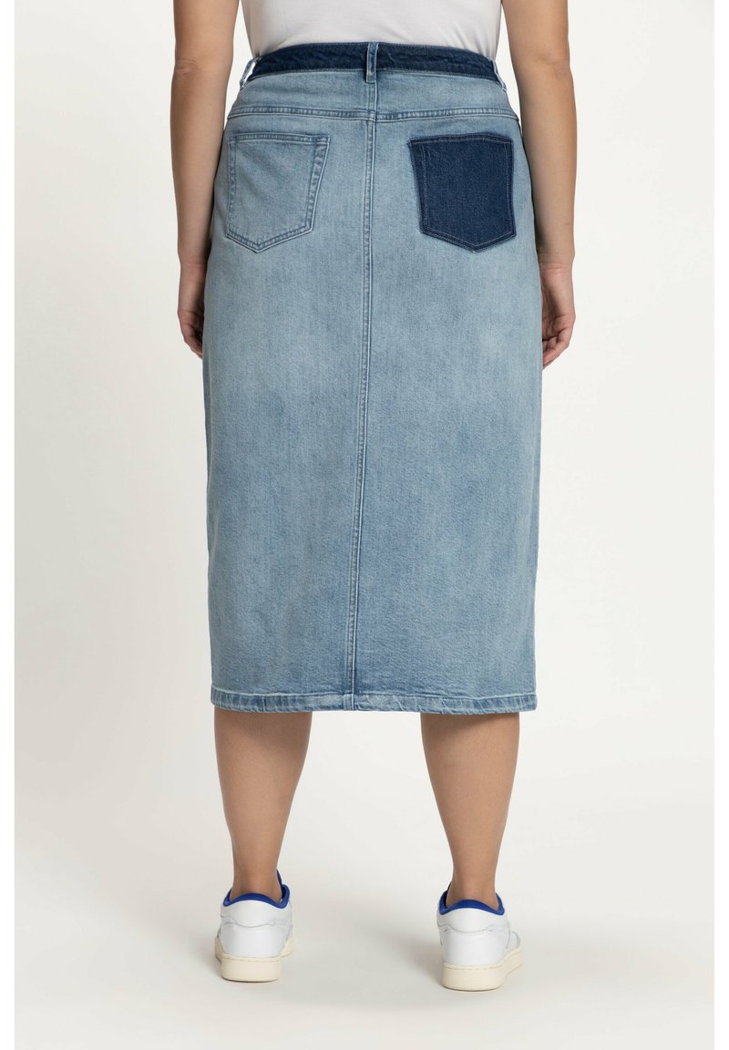 Ulla Popken Jeansrock - Bleu Clair