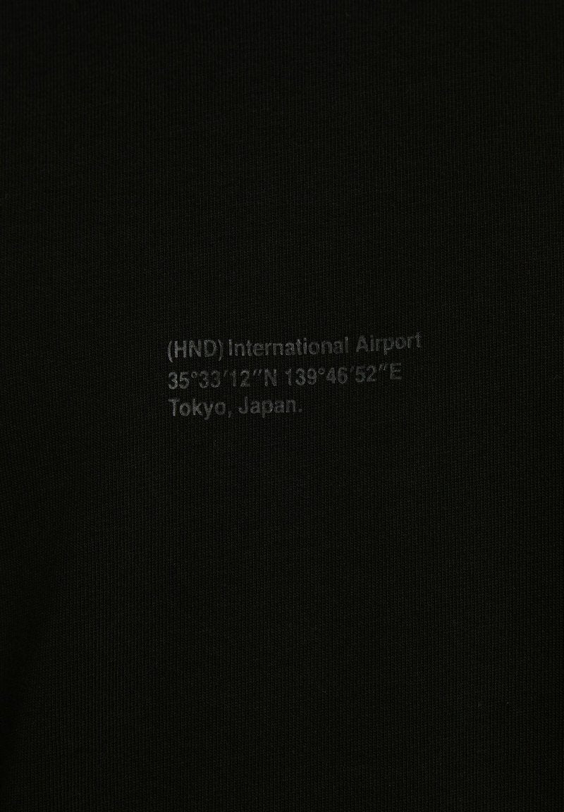 BERSHKA SHORT SLEEVE - T-Shirt Print - Black