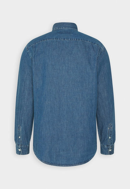 Abercrombie & Fitch ICON - Hemd - Blue Denim