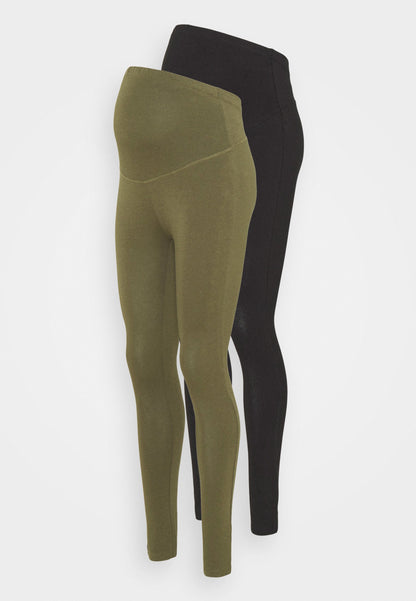 2 PACK - Leggings - Trousers - Black