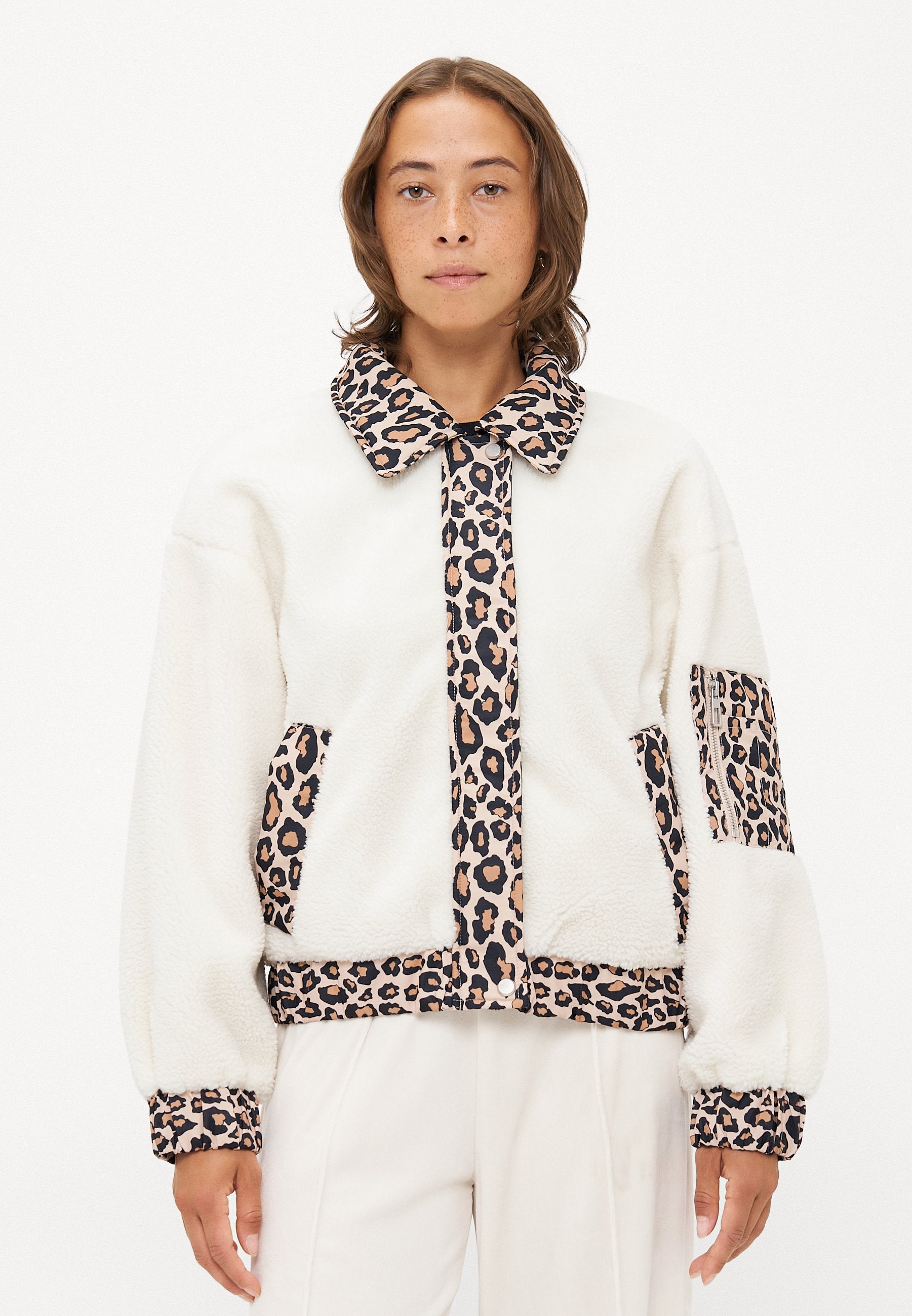 ONLY Petite ONLSIENA MIX JACKET LIFE - Winter Jacket - Cloud Dancer