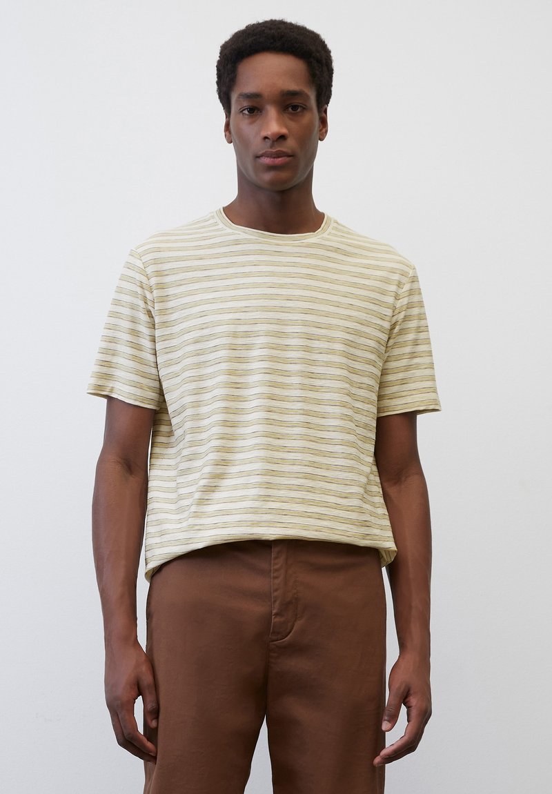 Marc O'Polo GESTREIFTES REGULAR IN SOFTEM SLUB - T-Shirt Print - Multi