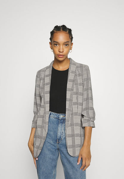 Pieces PCBOSS PRINTED NOOS - Kurzmantel - Black