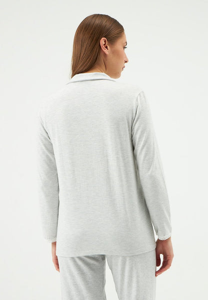  Nachtwäsche Shirt - Grey