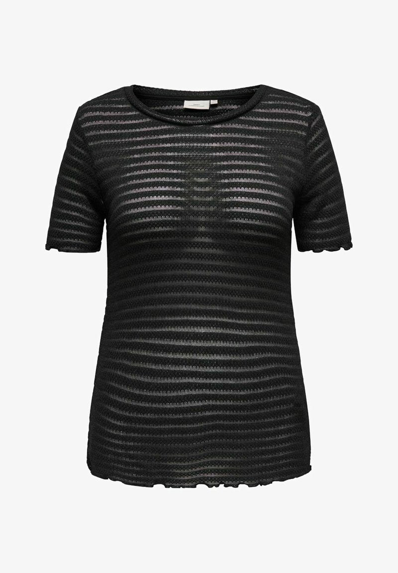 ONLY CARMAKOMA CURVY RUNDHALS - T-Shirt Basic - Night Sky