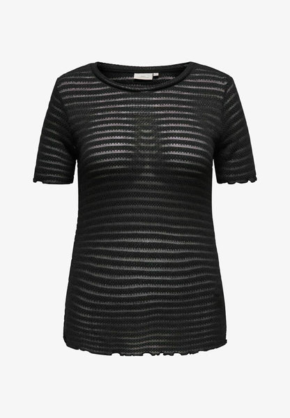 ONLY CARMAKOMA CURVY RUNDHALS - T-Shirt Basic - Night Sky