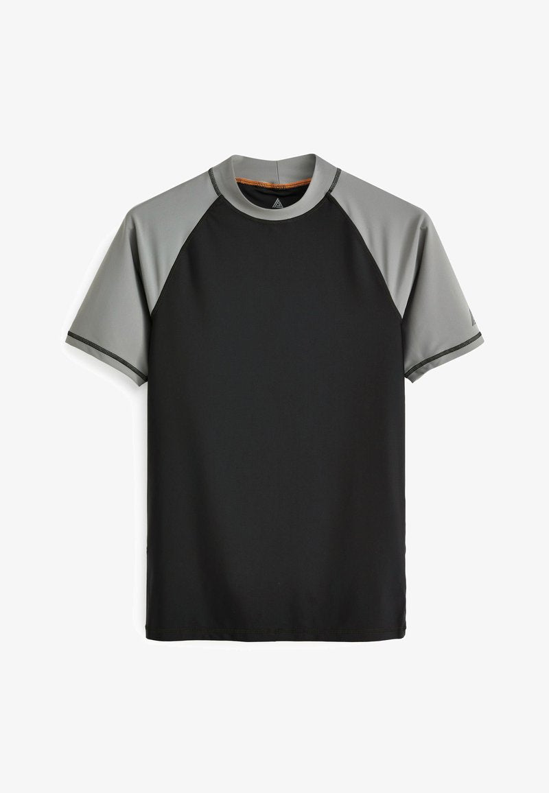 Next T-Shirt Print - Black Grey