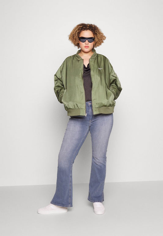 Nike Sportswear Bomberjacke - Medium Olive/safety Orange/white