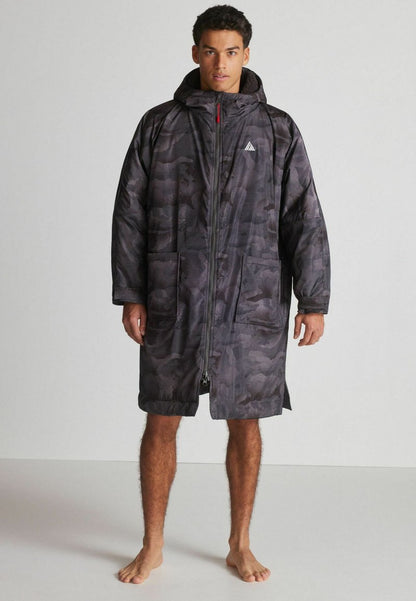Next SWIM CHANGING - Wintermantel - Grey Camo Print