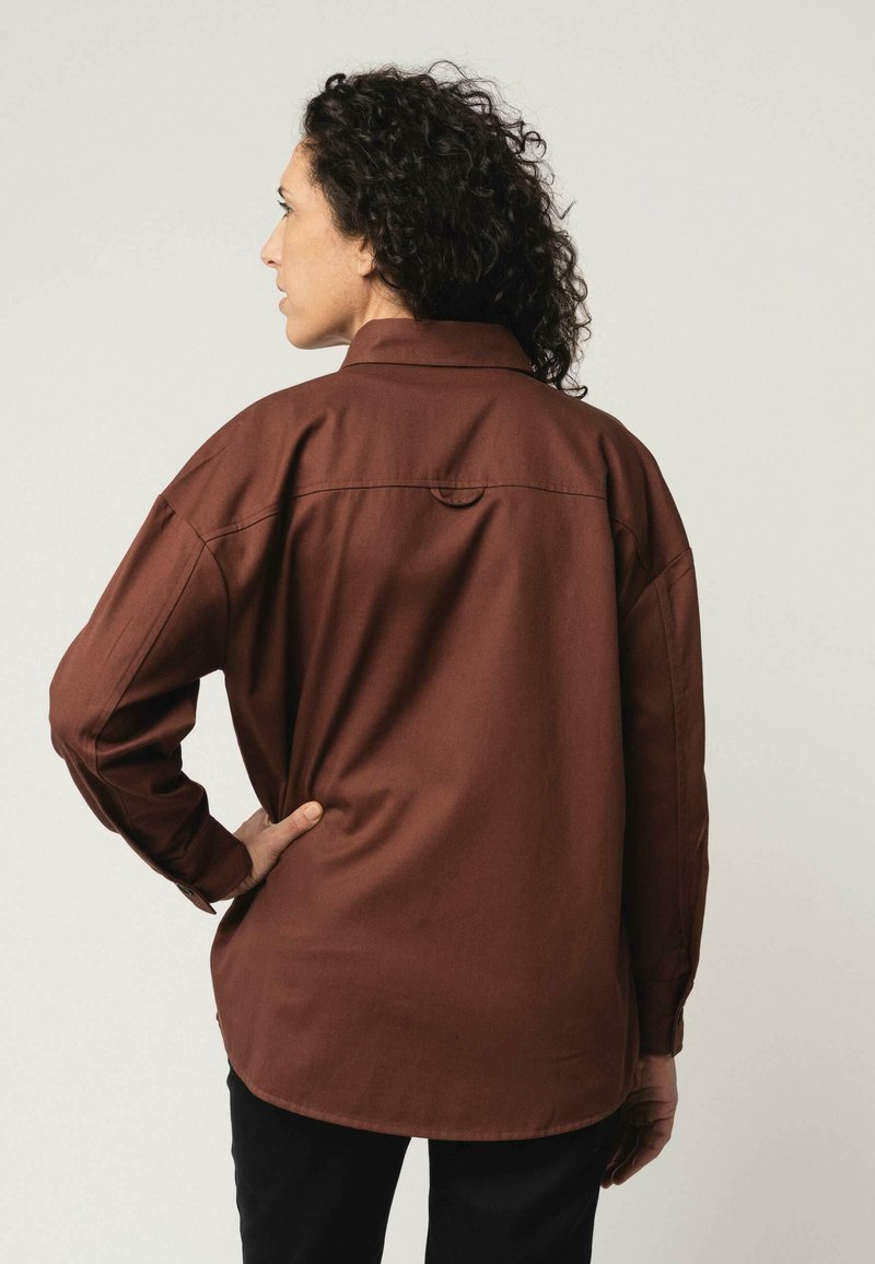 Mela STYLE ESHA - Hemdbluse - Mahagoni