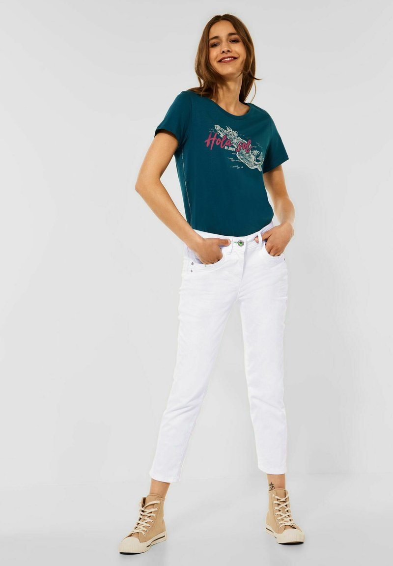 Cecil CASUAL FIT - Stoffhose - Weiß