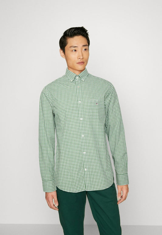 Gant BROADCLOTH GINGHAM - Hemd - Leaf Green