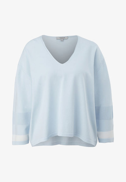  AJOUR DETAIL - Strickpullover - Light Blue