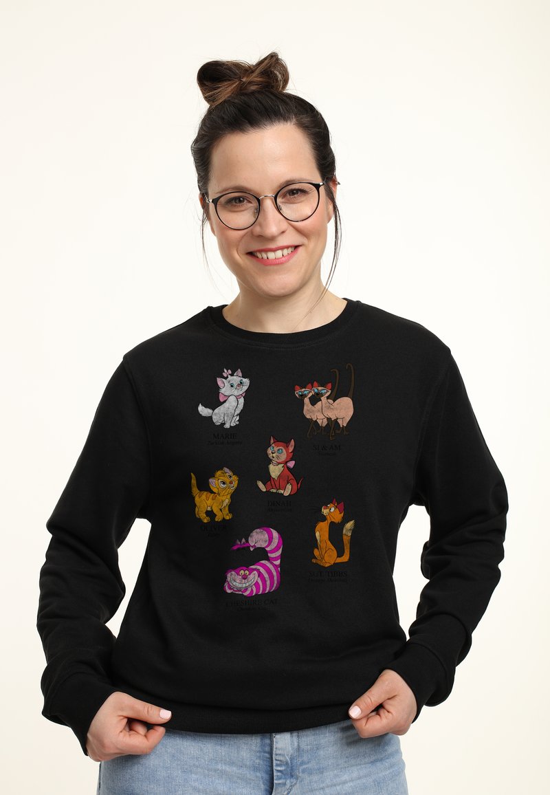 Henry Tiger MICKEY & FRIENDS CAT BREEDS - Sweatshirt - Black
