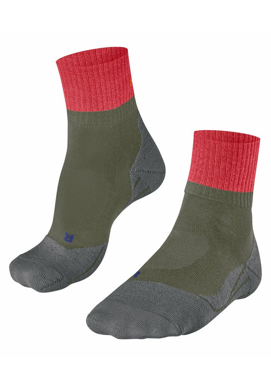 Falke TK2 EXPLORE COOL SHORT TREKKING MEDIUM-STRONG CUSHIONED ANTI-BLISTER FUNCTIONAL SPORTS SOCKS - Sportsocken - Herb
