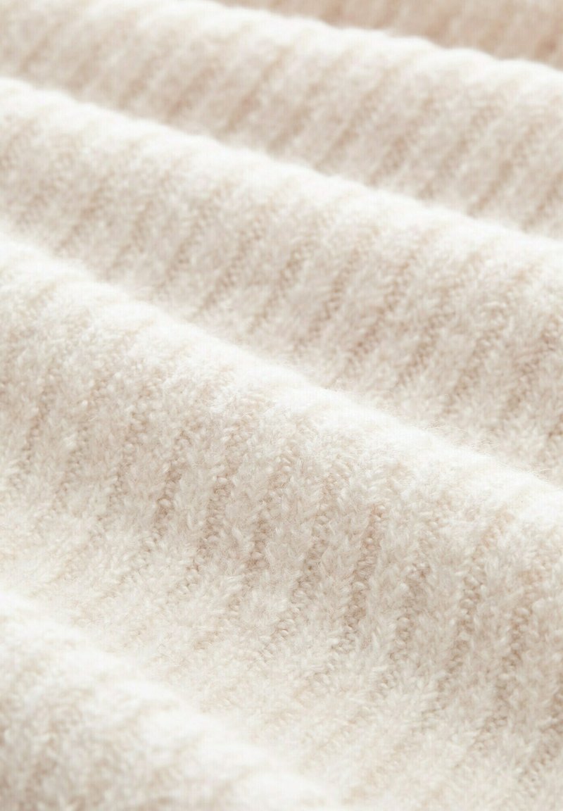 TOM TAILOR Denim LANGER - Strickjacke - Creme Beige Melange