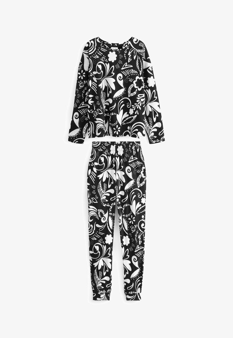 Next LONG SLEEVE - Nachtwäsche Set - Black