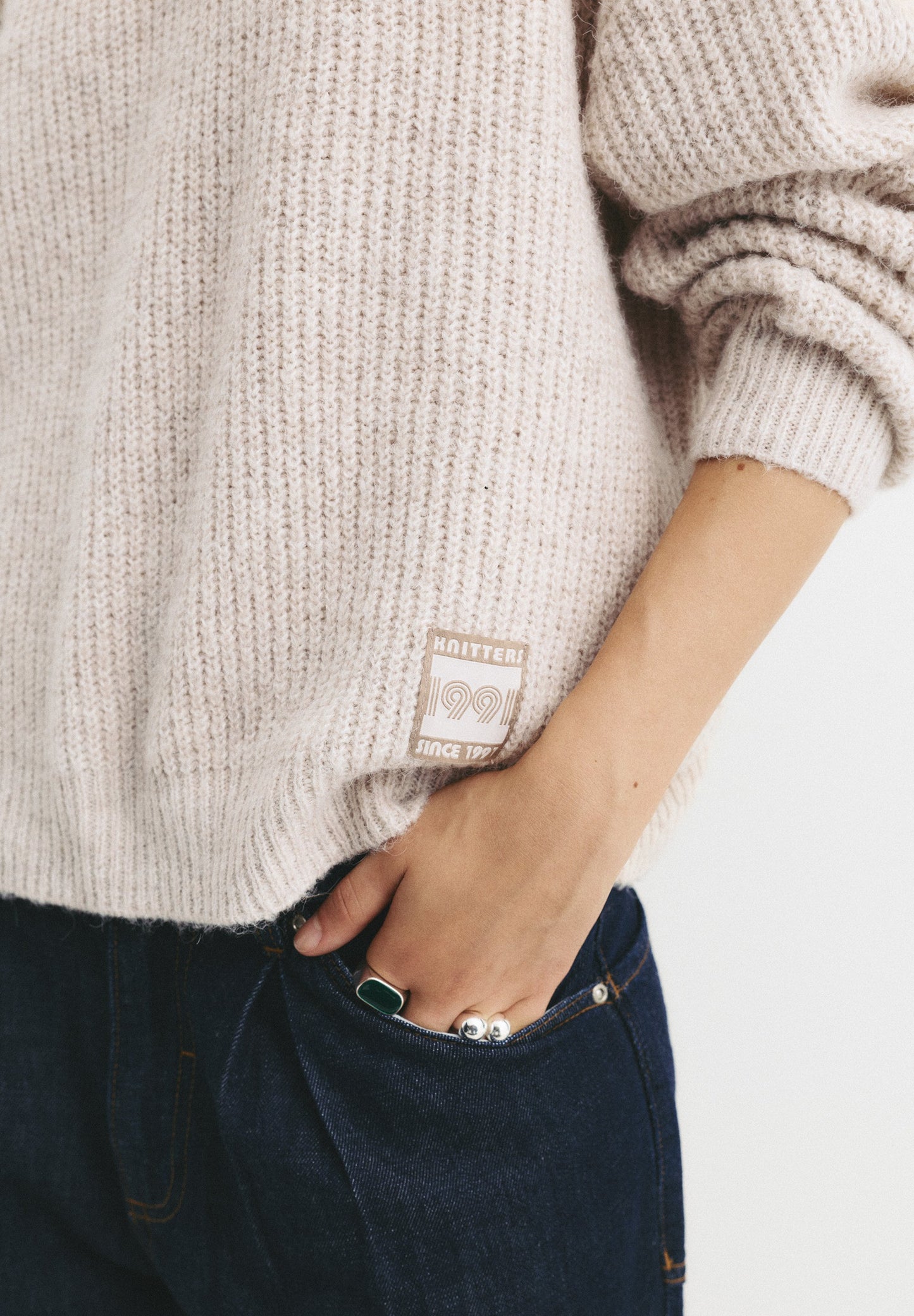 PULL & BEAR PURL - Jumper - Sand