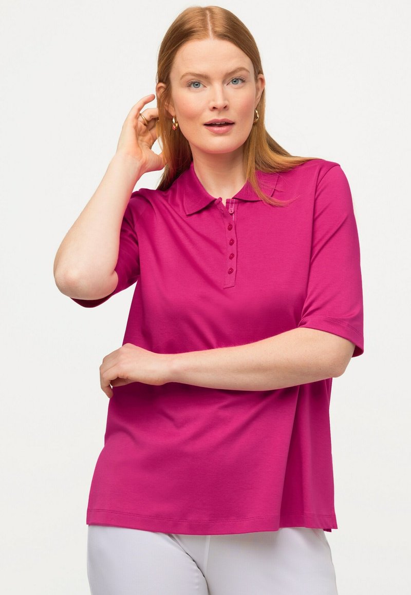 Ulla Popken COUPE CLASSIQUECOL PIMA - Poloshirt - Rose Fuchsia