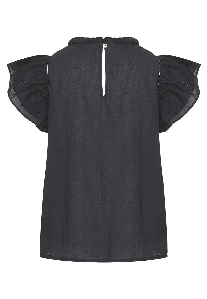 Saint Tropez TILLYSZ SS - Bluse - Black