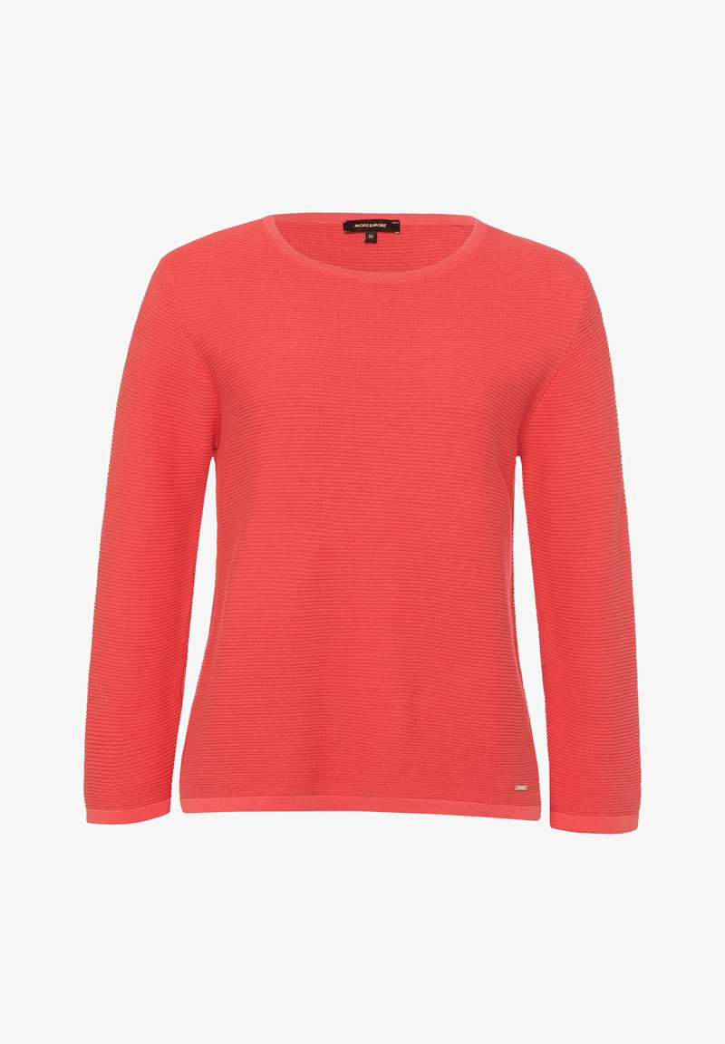 MORE&MORE Strickpullover - Koralle