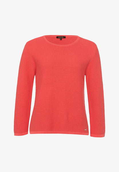 MORE&MORE Strickpullover - Koralle