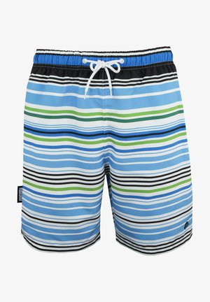 Buffalo Badeshorts - Blau/grau Langgröße