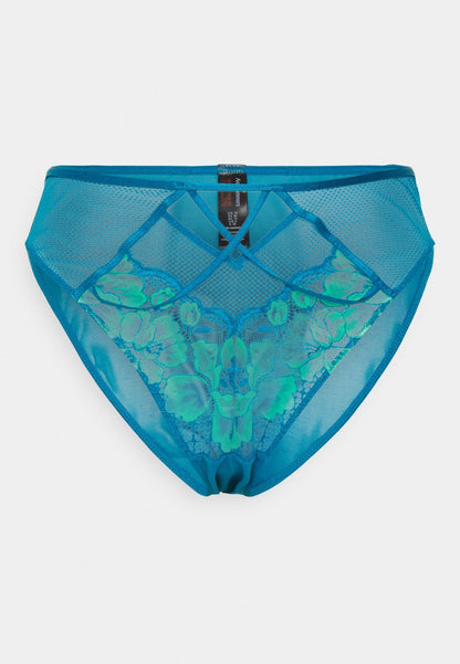 Ann Summers HONEY SUCKLE BRAZILIAN - Slip - Blue/green
