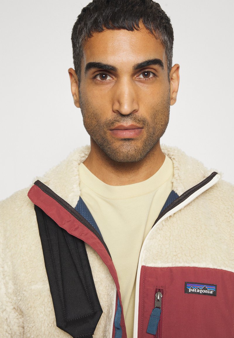 Patagonia CLASSIC RETRO-X - Fleecejacke - Dark Natural/sequoia Red
