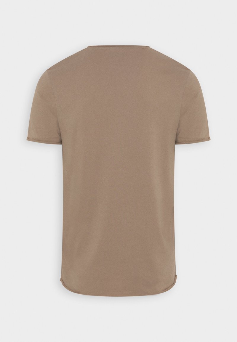 Selected Homme SLHTEX O NECK TEE - T-Shirt Basic - Chinchilla