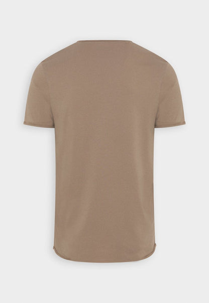 Selected Homme SLHTEX O NECK TEE - T-Shirt Basic - Chinchilla