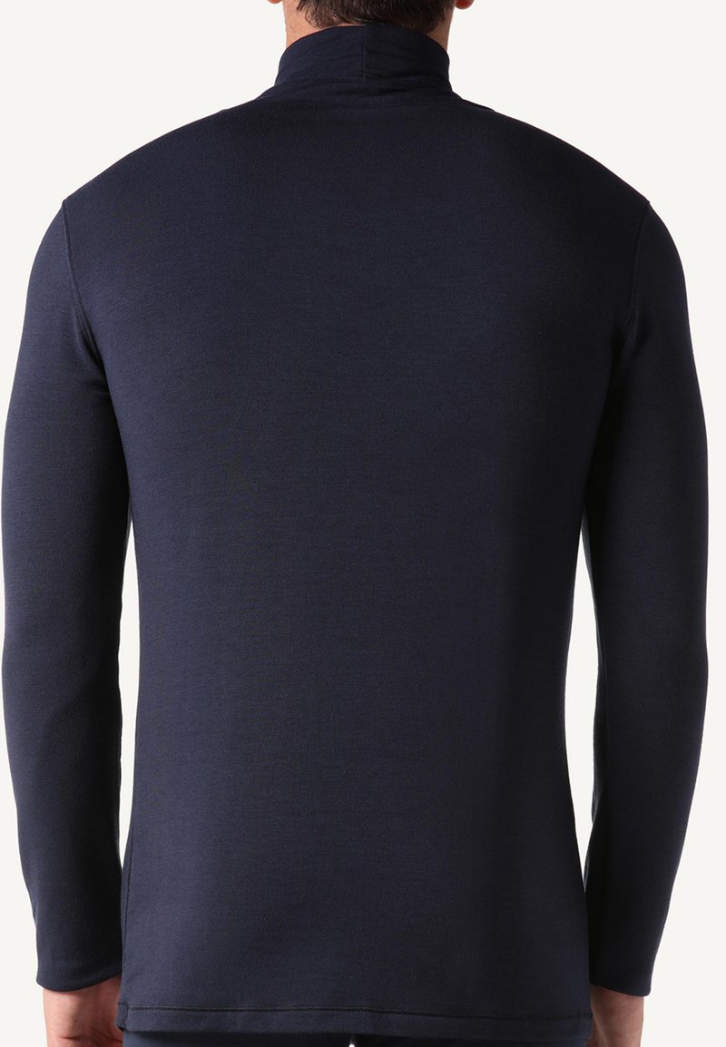 Intimissimi LANGARM-SHIRT AUS KASCHMIR-MODAL MIT ROLLKRAGEN - Nachtwäsche Shirt - Blue