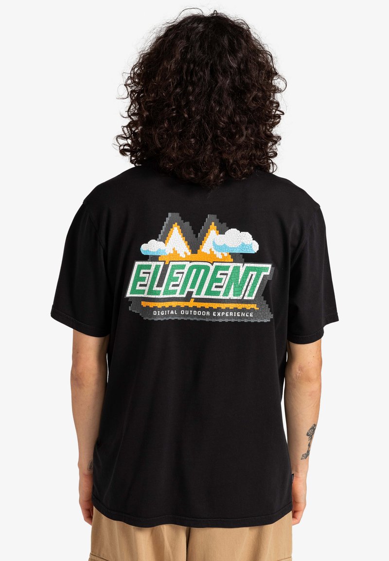 Element DIGITAL OUTDOOR - T-Shirt Print - Flint Black