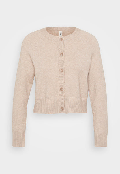 ONLY Petite ONLKATIA CARDIGAN - Cardigan - Dark Grey Melange