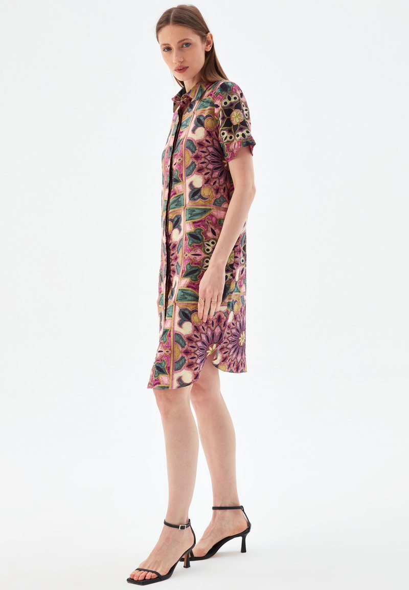  VALERIE - Blusenkleid - Printed Purple