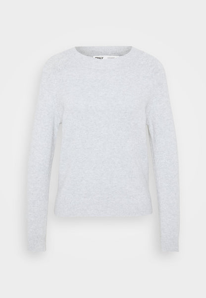 ONLY Petite ONLRICA LIFE - Jumper - Light Grey Melange