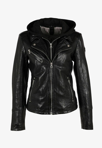 GIPSY LARIV - Lederjacke - Black
