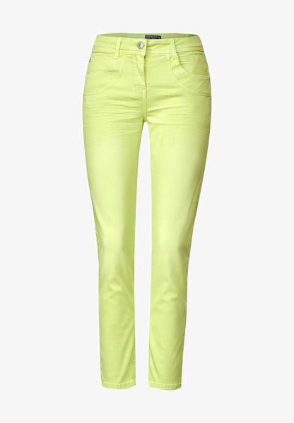 Cecil Jeans Slim Fit - Gelb