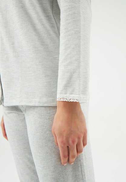  Nachtwäsche Shirt - Grey