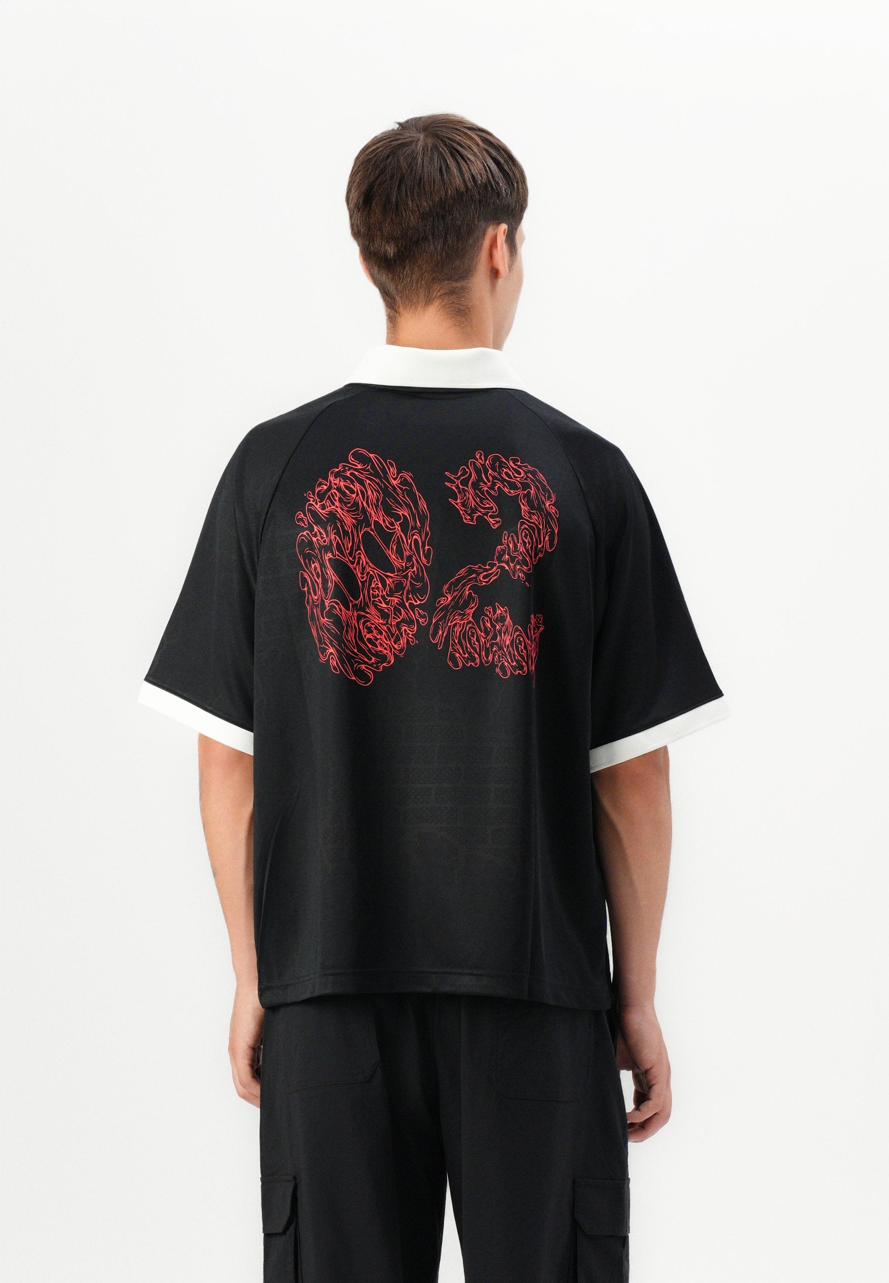  UNISEX - Print T-shirt - Black/sail