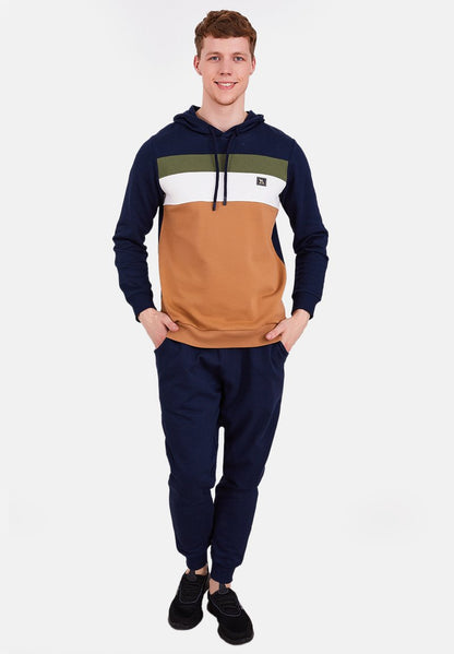  LONG SLEEVE SET - Nachtwäsche Set - Navy Blue