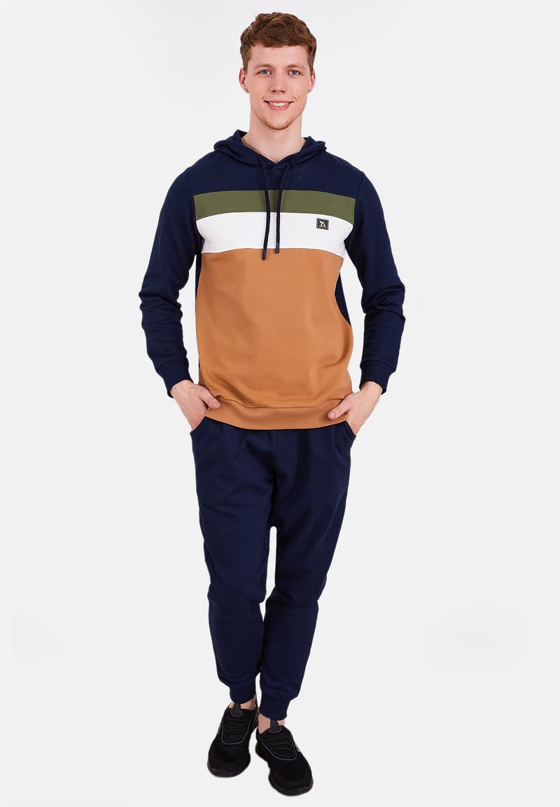  LONG SLEEVE SET - Nachtwäsche Set - Navy Blue