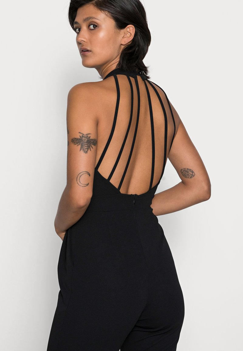 Wal G CHENISE HALTER NECK - Jumpsuit - Black