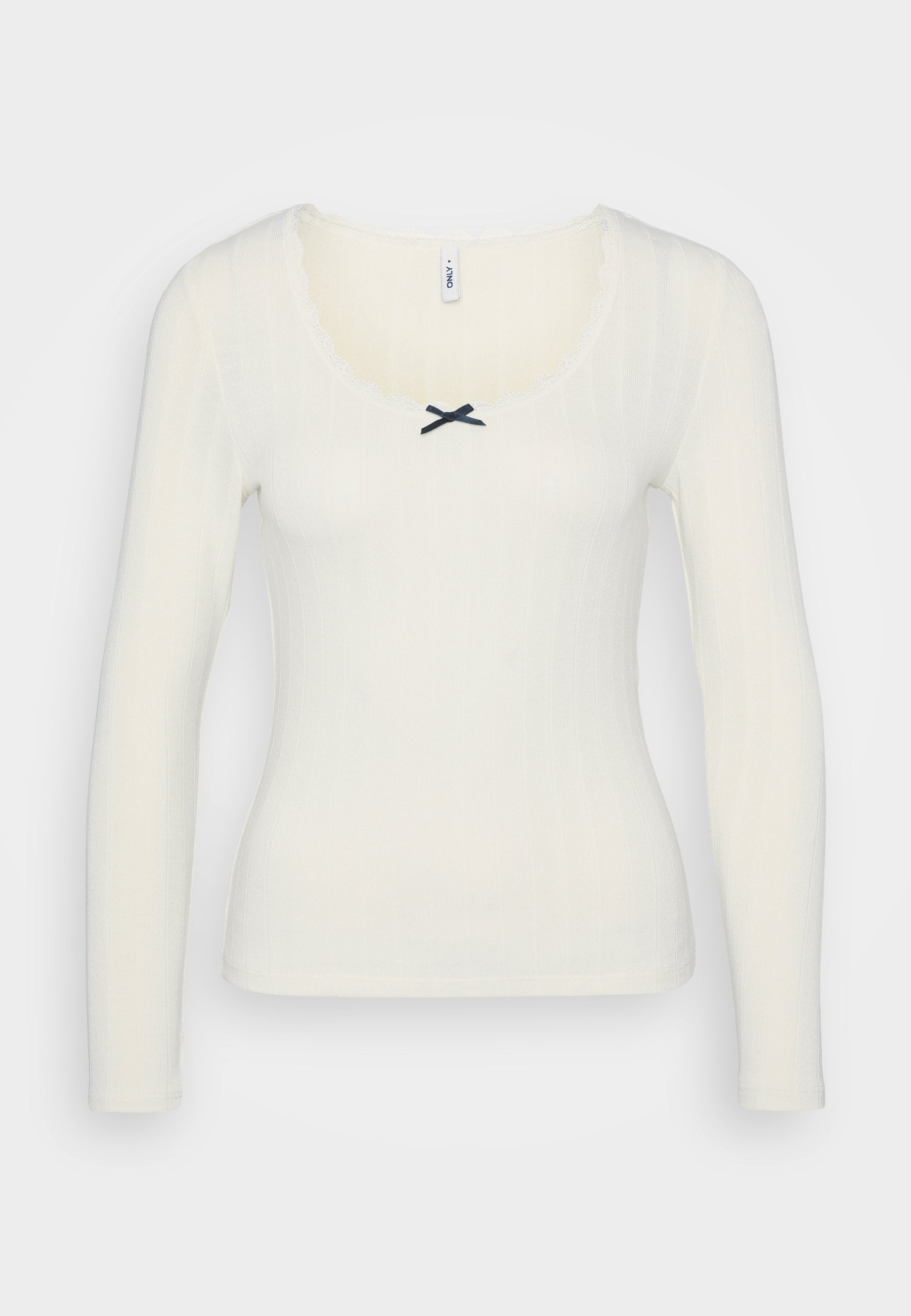 ONLY Petite ONLLAIKA U NECK - Long Sleeved Top - Black
