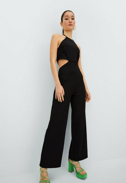 Stradivarius NECKHOLDER - Jumpsuit - Black