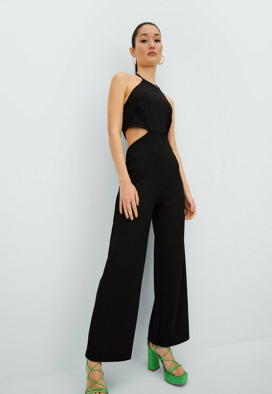 Stradivarius NECKHOLDER - Jumpsuit - Black